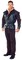 The Costume Center Black and White Huntsman Adult Men Halloween Costume - One Size